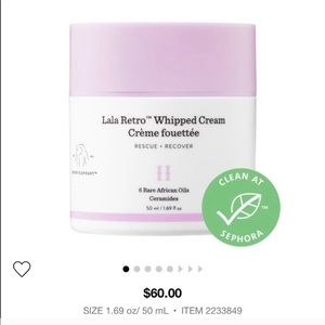 Drunk Elephant LaLa Retro Whipped Cream NIB